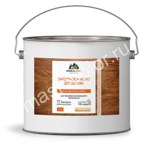 Масло для бруса Wood House 3 л Масло для дерева профессиональное