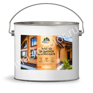 Масло для фасада Wood House 3 л Масло для деревянных фасадов